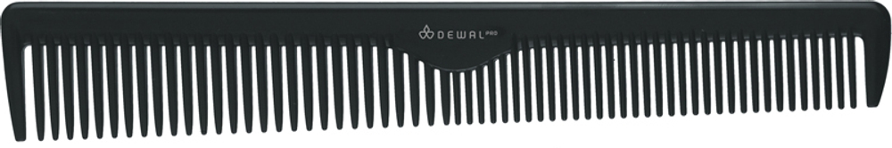 Расческа рабочая DEWAL"Эконом" редкозубая черная 17см