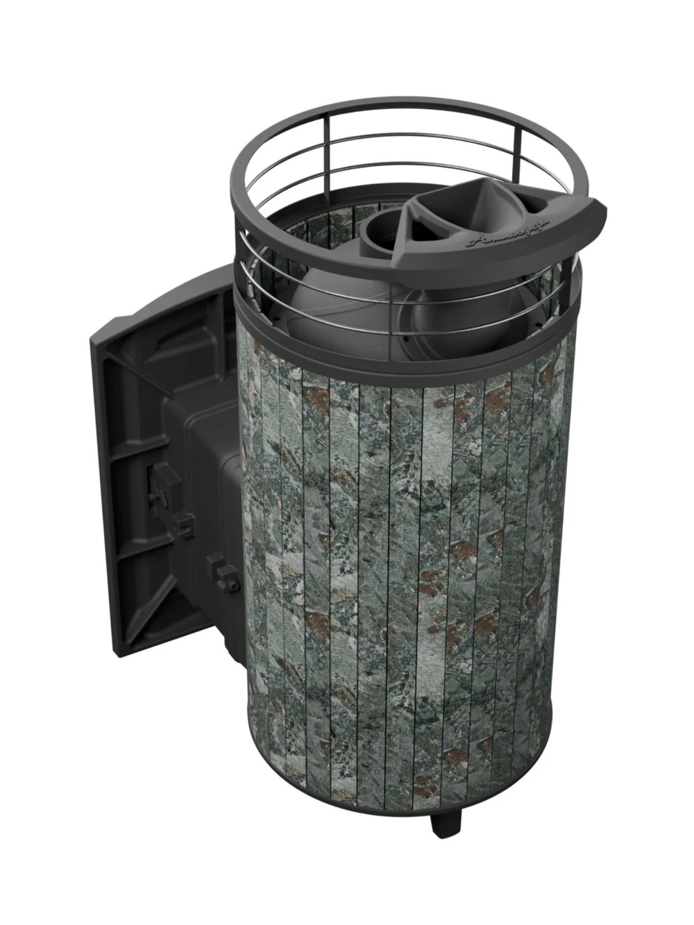 Печь банная «Атмосфера XL» Жадеит ЛАМЕЛЬ+СЕТКА