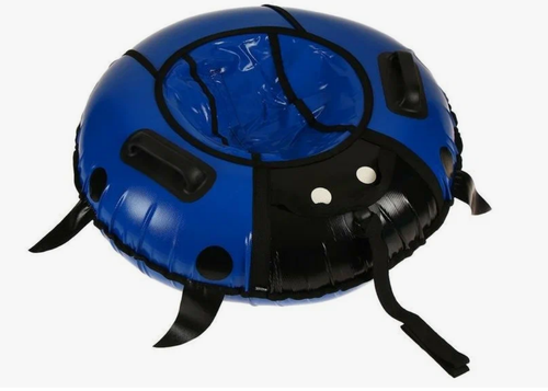 Тюбинг-ватрушка 80 см "Божья коровка" синий