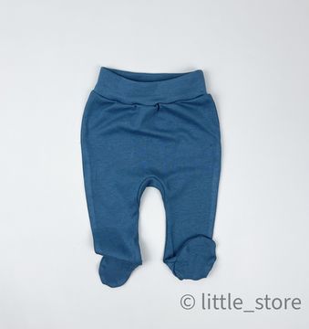 Ползунки хлопковые "Basic" Синий камень