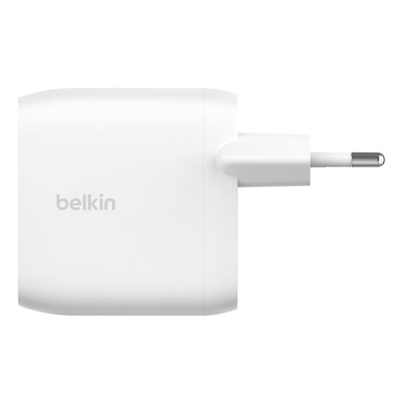 Сетевое зарядное устройство Belkin BoostCharge Pro Dual Usb-C with PPS 60W White (WCB010vfWH)