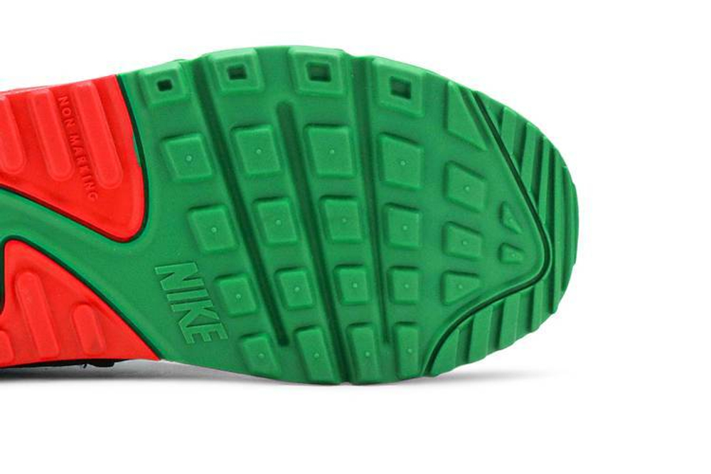 Кроссовки Nike Air Max 90 "Christmas 2020" GS (Подростковая размерная сетка)
