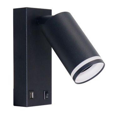 Настенный светильник 1*GU10 A2364AP-1BK чёрный Imai Arte Lamp