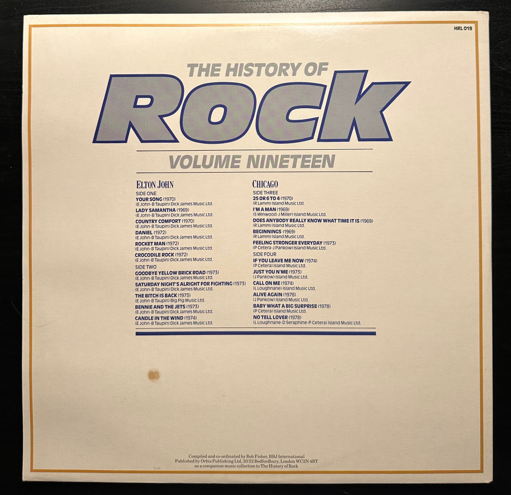 The History Of Rock 19 (Англия 1983г.) 2LP