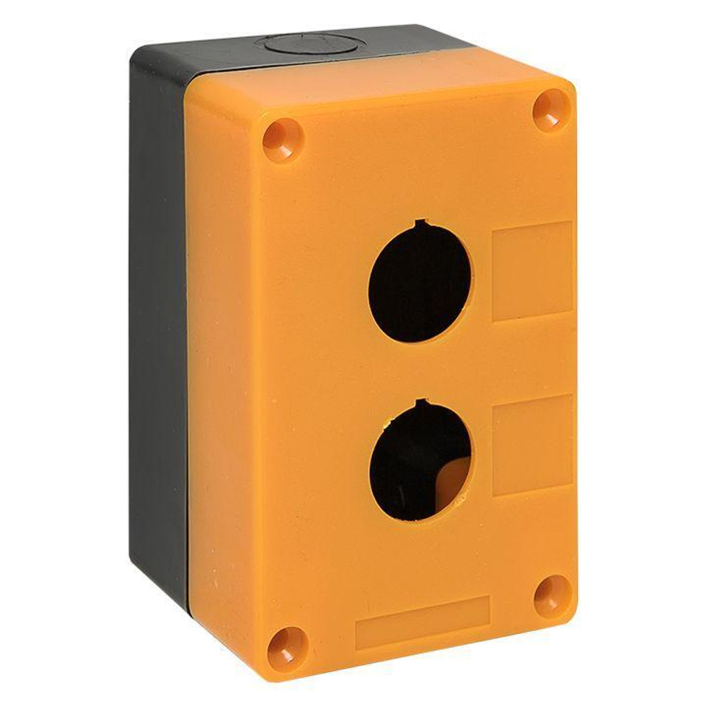 Корпус КП102 2 кнопки пластик. желт. EKF cpb-102-o