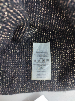 Шапка-бини с люрексом