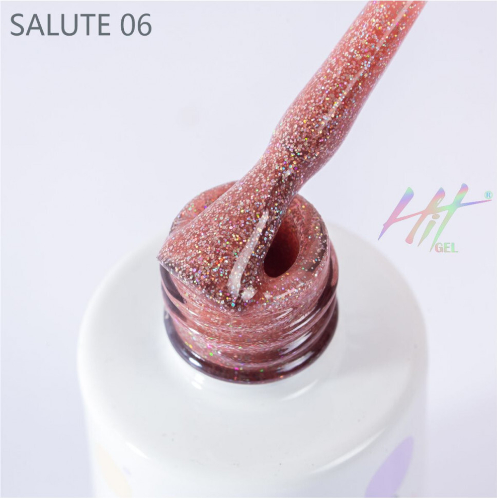 Гель-лак ТМ "HIT gel" №06 Salute, 9 мл