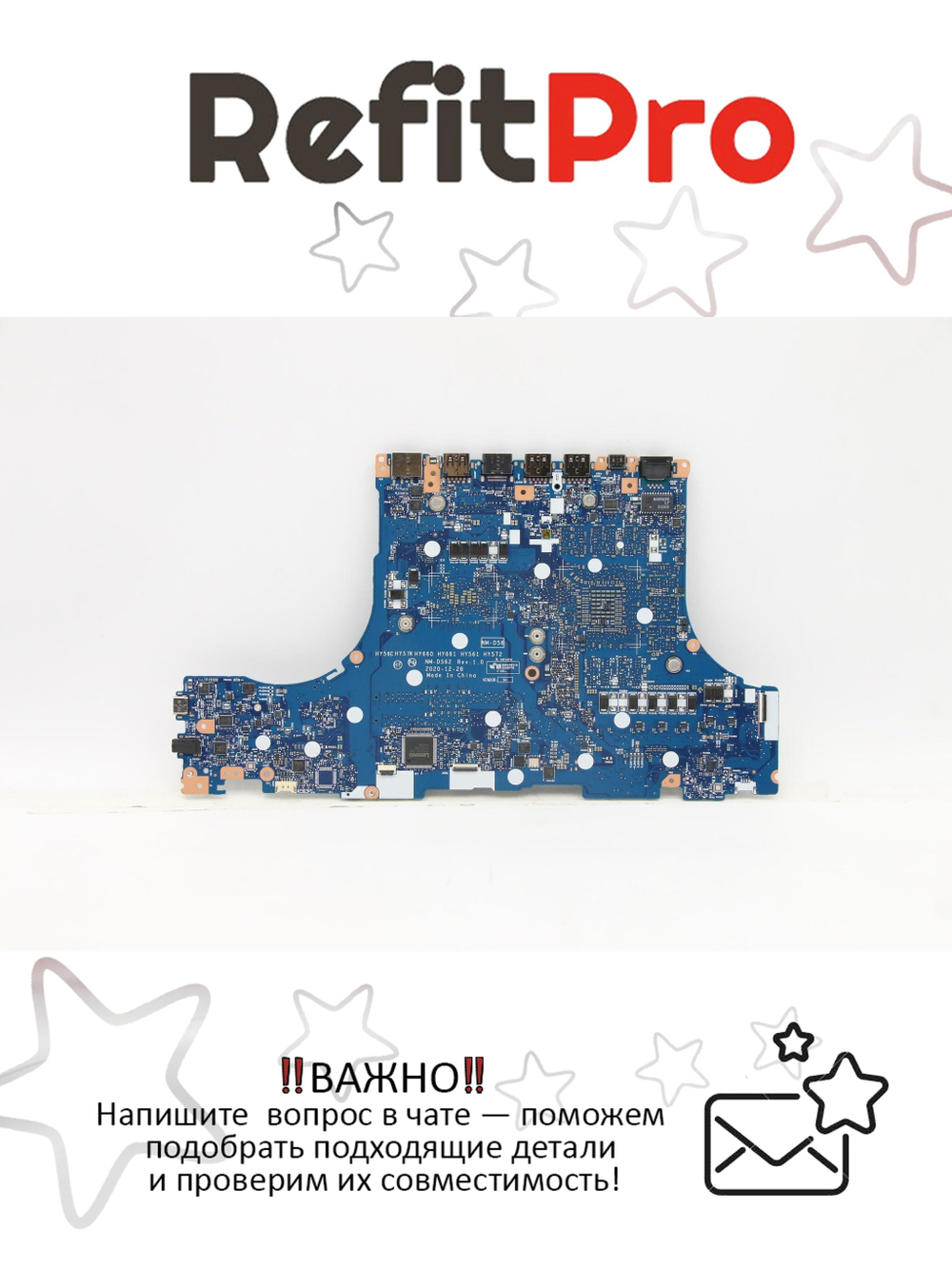 Материнская плата для ноутбука Legion 5-15ACH6H AMD Ryzen R5-5600H RTX3060_6G RM NOK (5B21C22563), оригинал