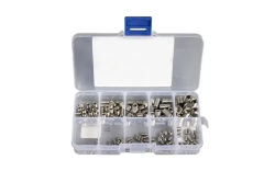 Набор гужонов M3 M4 M5 M6 M8 200 предметов. Винты без шляпки, винт без головки