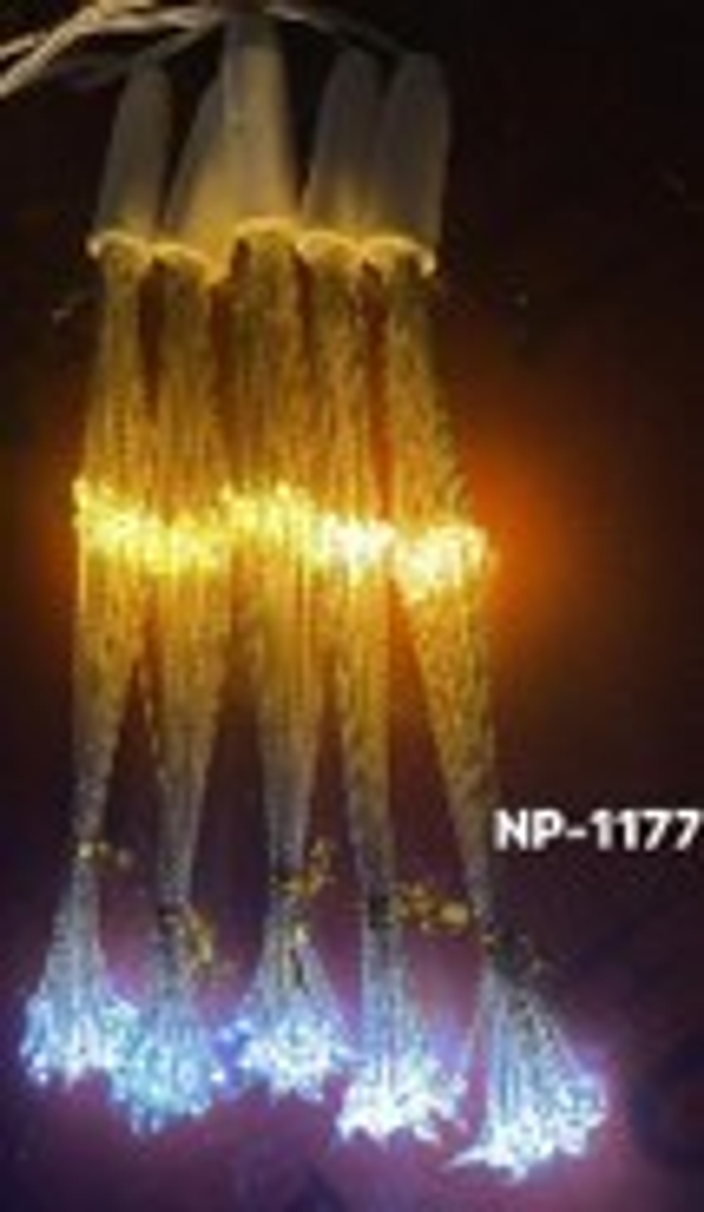 Гирлянда "салют" белый с желтым  400Led NP-1177
