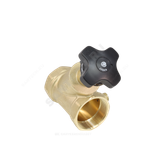 Клапан балансировочный ручной латунь 3180H Ду 15 G1/2" Ру16 Тмакс=120 оС ВР Kvs=2.94м3/ч без ниппелей Benarmo