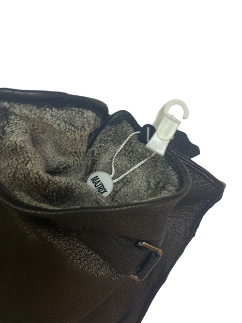 Перчатки. Мужские. Материал верха: Кожа оленя. Подклад: Плюш-флис. Наружний шов.5 шт в упаковке.