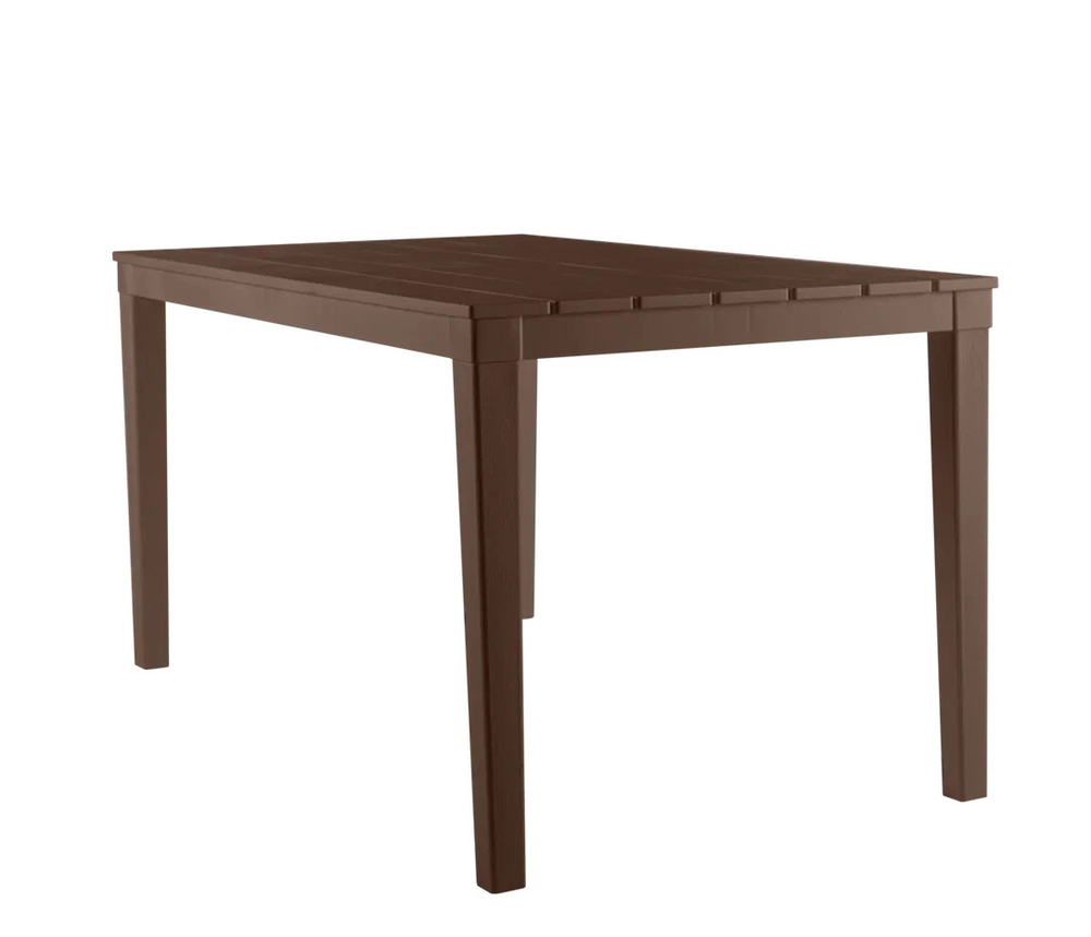Стол пластиковый Прованс арт.3723-МТ003 прямоугольный (шоколад)