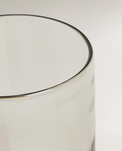 Zara Home Подсвечник из стекла, цвет прозрачный, 28 см