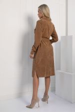 Платье-рубашка В большом городе (коричневое) П12800М LT Collection