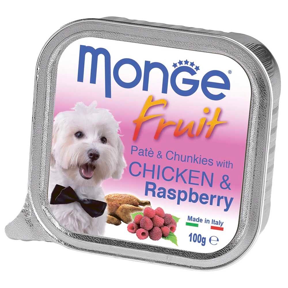 Monge Dog Fruit 100 г курица и малина - консервы для собак