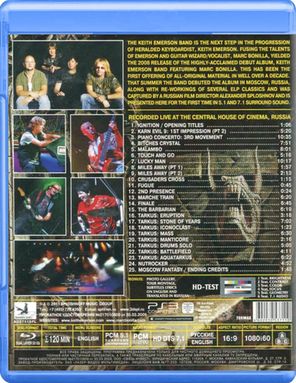 Keith Emerson Band Featuring Marc Bonilla / Moscow Tarkus (RU)(Blu-ray)