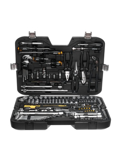 Набор инструментов Inforce 150 предметов 1/2 & 3/8 & 1/4, Сталь Cr-V, Сталь Cr-V, Профессиональный, 06-07-21