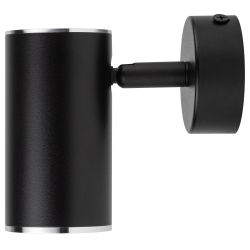 Светильник настенно-потолочный спот ЭРА OL35 BK MR16 GU10 IP20 черный, хром | Накладные светильники