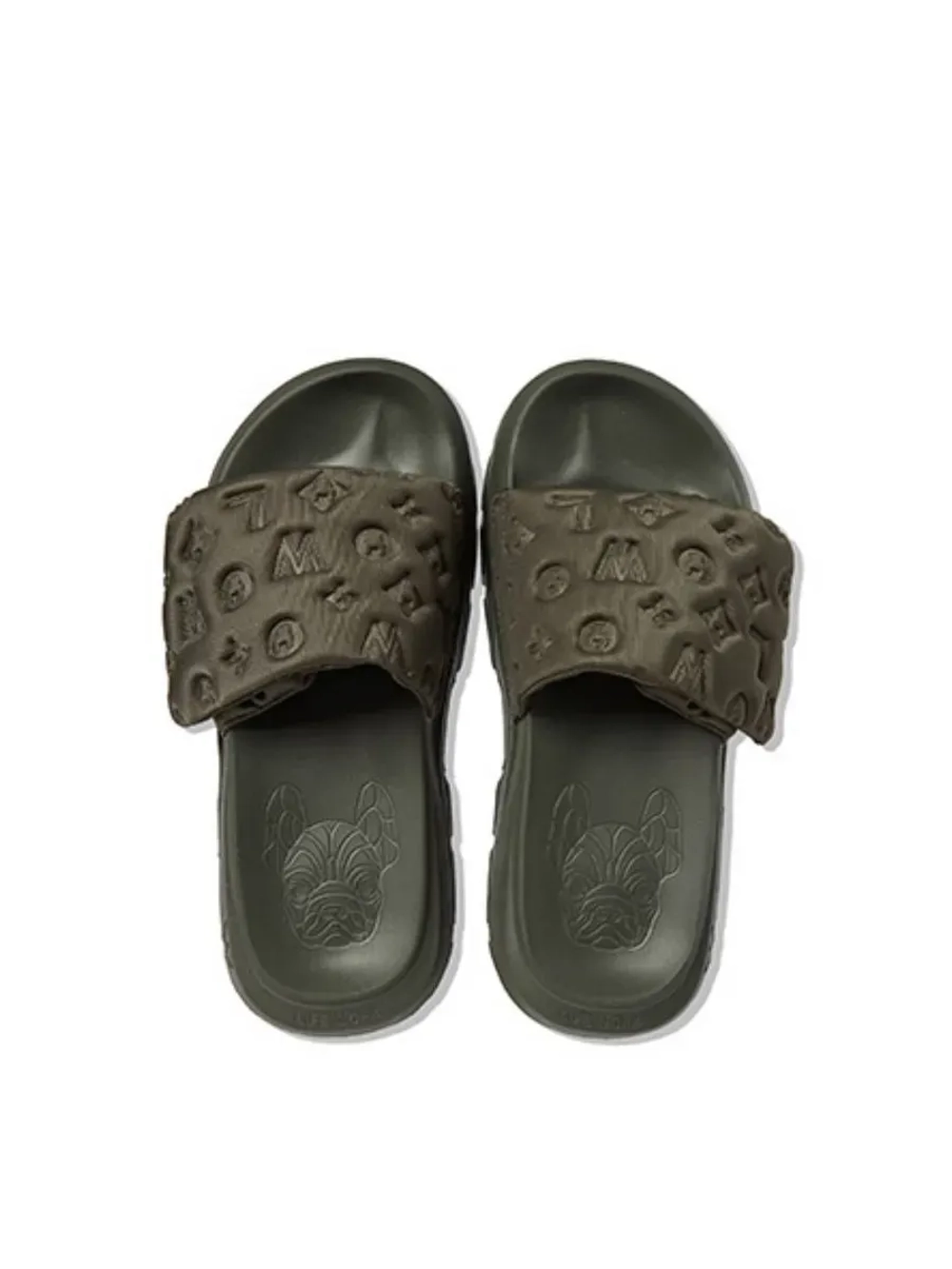 Шлепанцы на липучке spacerun (multi ladogram)