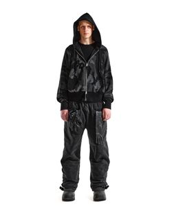 CUMO knitted zip hoodie