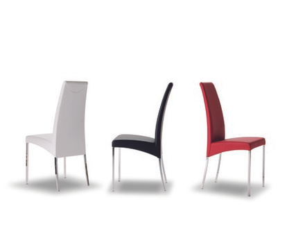 Стул М-City DISAUR Aida 04.01 (M089 Алюмин., Tr504 Черный, Экокожа)