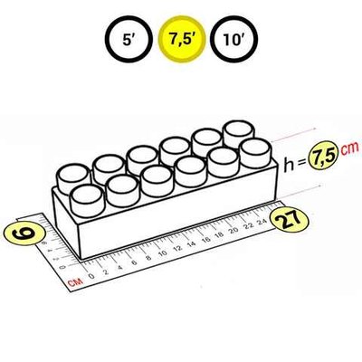Элемент желтый для GigaBloks