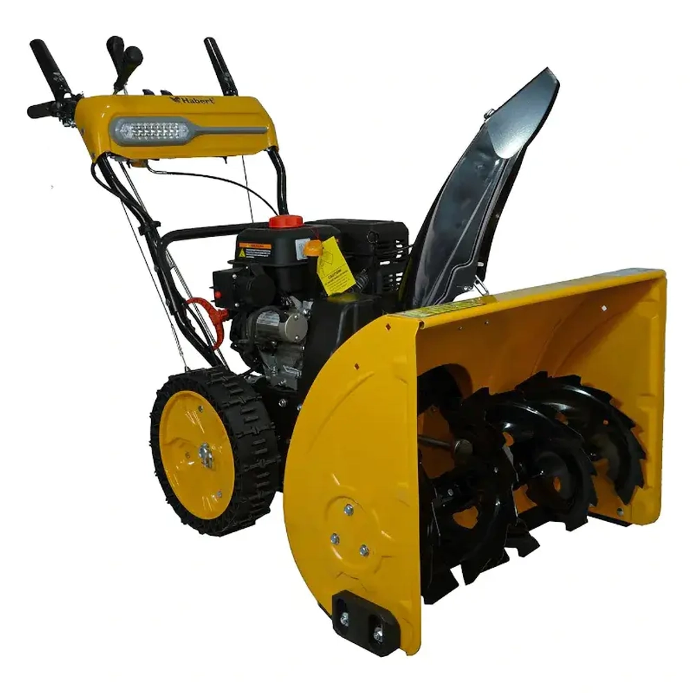 Habert HBM28D снегоуборщик бензиновый с безвоздушной шиной 7 л.с. ковш 71 см, выброс 11 м, 6 вперед/2 назад 00-00157166