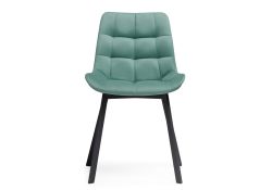 Стул на металлокаркасе Челси бирюзовый / черный
