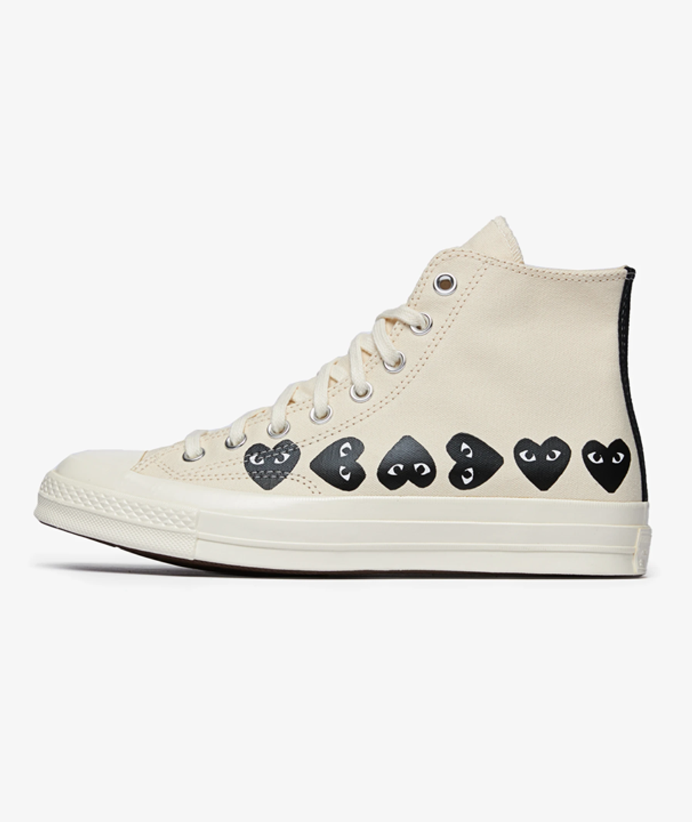 Comme des Garçons Play | Multi Hearts Chuck 70 Hi x Converse