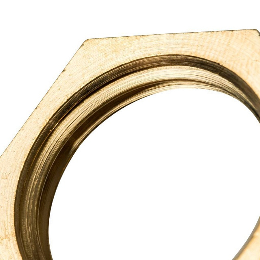 Контргайка STOUT SFT 0037 - 1/2" (для стальных труб, латунь без покрытия)