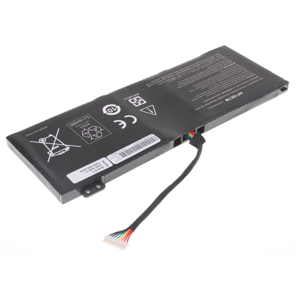 Аккумулятор iBatt 3620mAh для ноутбуков Nitro 5 AN515 (AP18E8M)