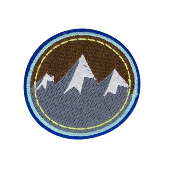 Нашивка на рюкзак и на одежду. Mountains