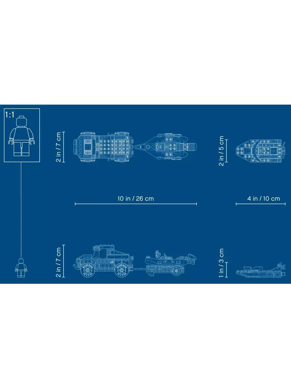 Конструктор Сити Полицейская лодка