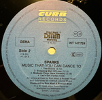 Sparks - Music That You Can Dance To (Германия 1986г.)