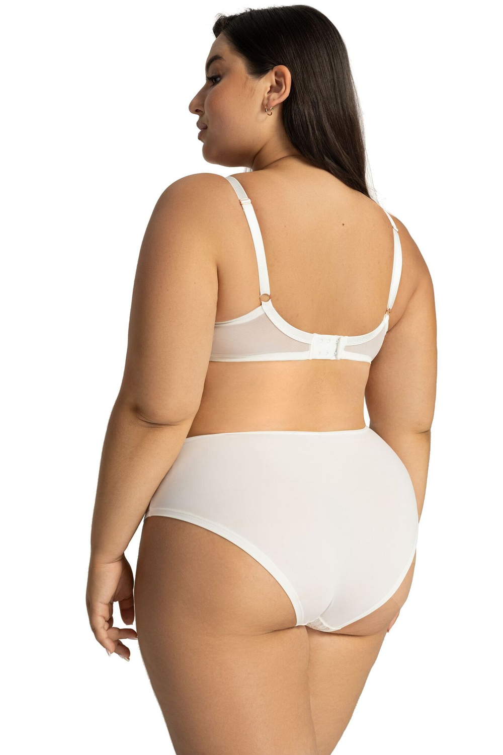 Кремовый бюстгальтер с мягкой чашкой Crystal