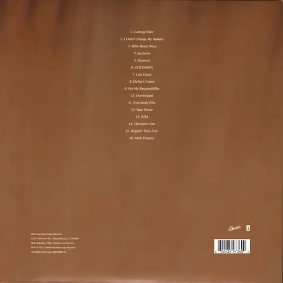 Billie Eilish - Happier Than Ever 2LP