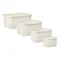 Набор из 4-х корзин для хранения sustainable collection, молочный