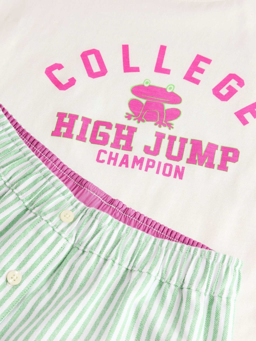 Пижама для девочки Next B78-690, Белый, Мятный