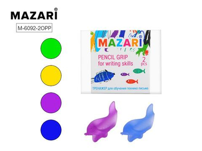 Тренажер для обучения технике письма 2шт РЫБКИ(Mazari)