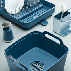 Контейнер для мытья посуды wash&drain™, синий