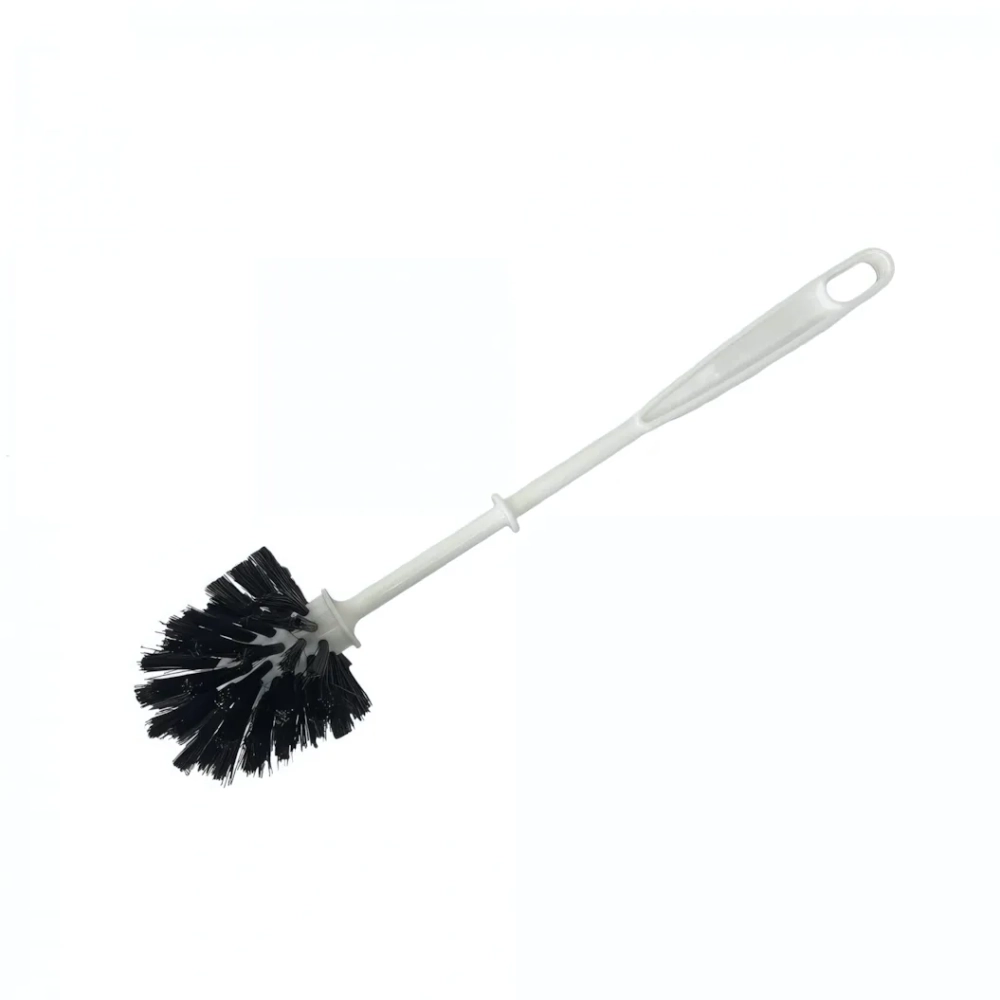 Ерш туалетный «Azur» белый с черной щетиной