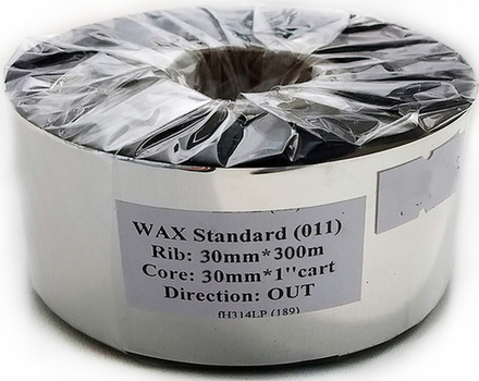 Риббон Wax Standard (30мм*360м*1"-30мм OUT) (007)