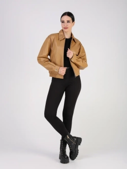 Кожаная куртка демисезонная