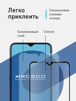 Набор стекол ROSCO для Nokia G20;Nokia G10 оптом (арт. NK-G20-FSP-GLASS-SET2)