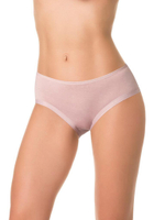 Хлопковые трусики-шорты со средней посадкой (Размер: XL) (Цвет: бежевый)