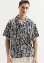 Рубашка KARL LAGERFELD JEANS Ss Aop Shirt с коротким рукавом