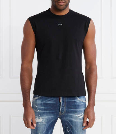 Майка OFF-WHITE - черный(OMAC027C 99JER001)