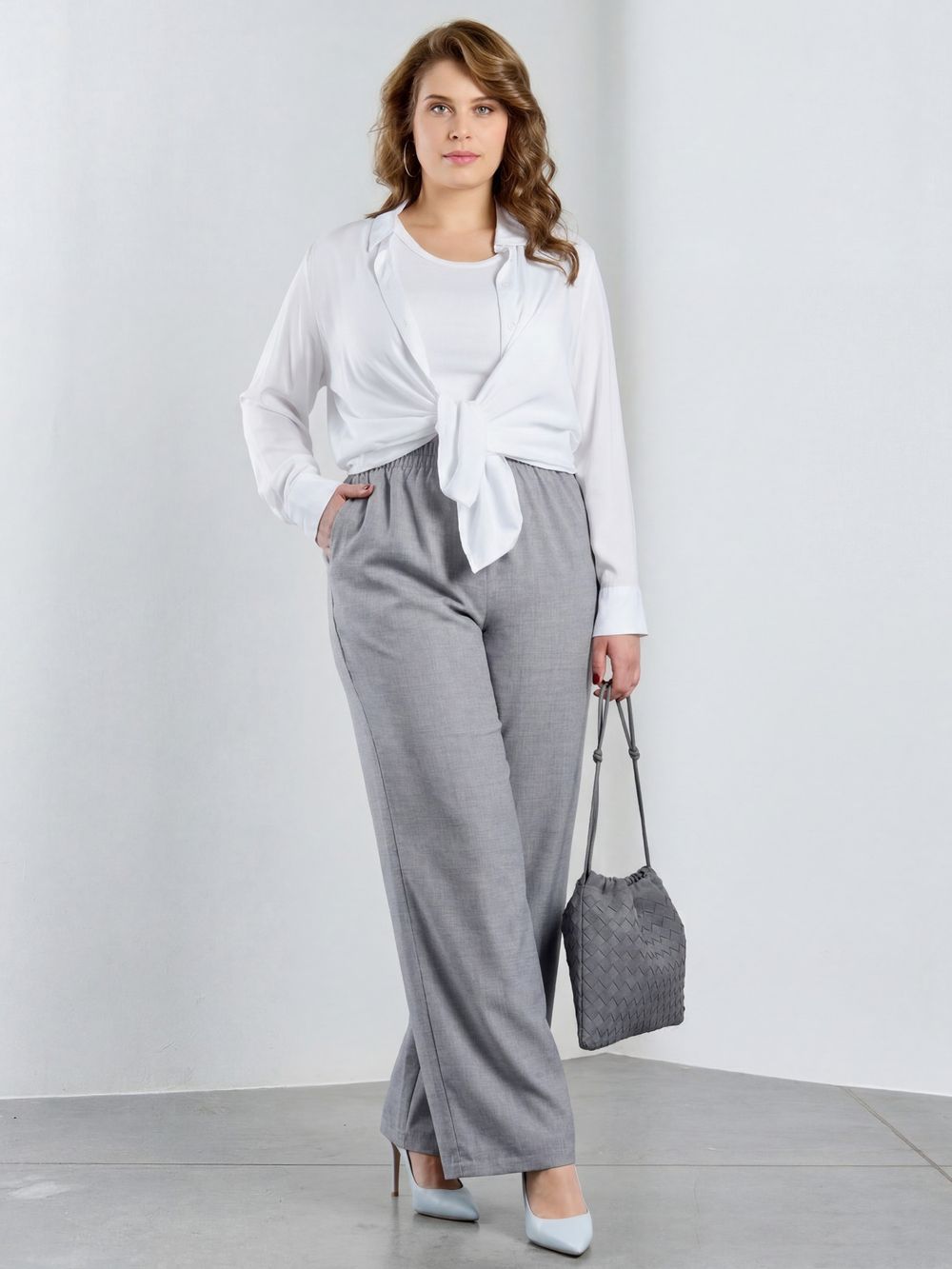 Брюки Женский каприз-2 Виотекс СЕРЫЙ