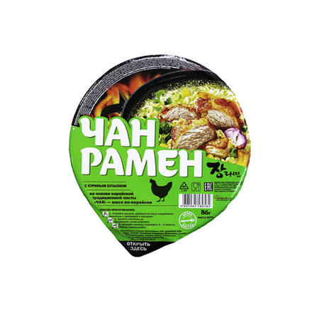 Лапша Чан Рамен с куриным бульоном 86 гр